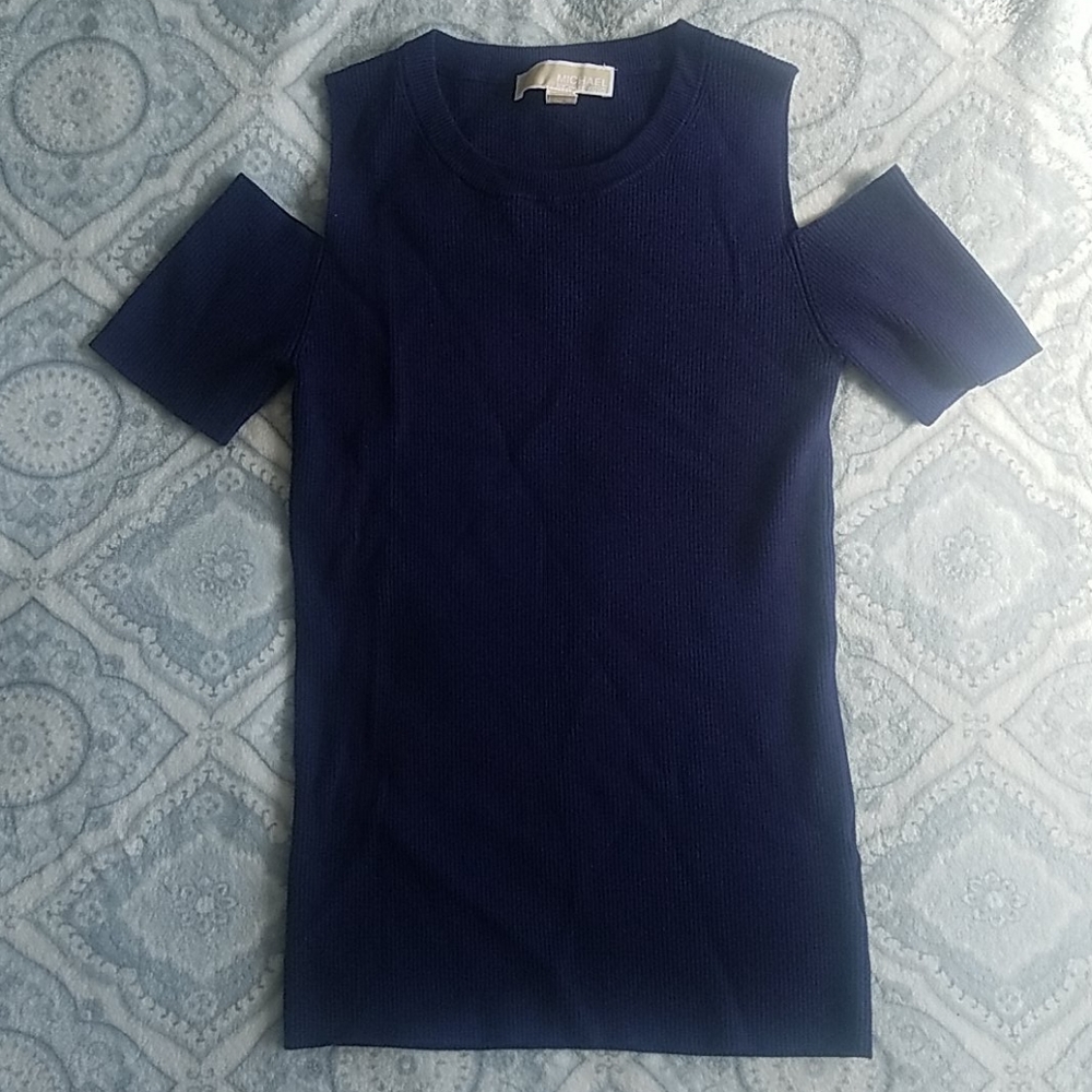 Michael Kors cold shoulder top